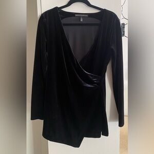 White House Black Market velvety tunic or short dress